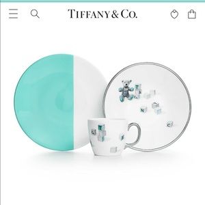 Tiffany Bear & Block Set + Man in the Moon Spoon